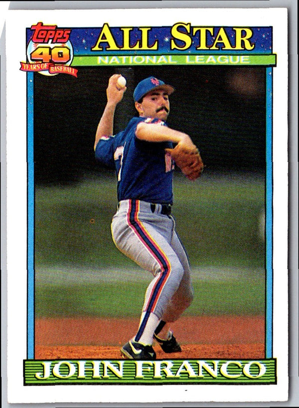 1991 Topps John Franco #407