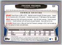 2014 Bowman Freddie Freeman #137