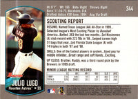 2000 Bowman Julio Lugo #344