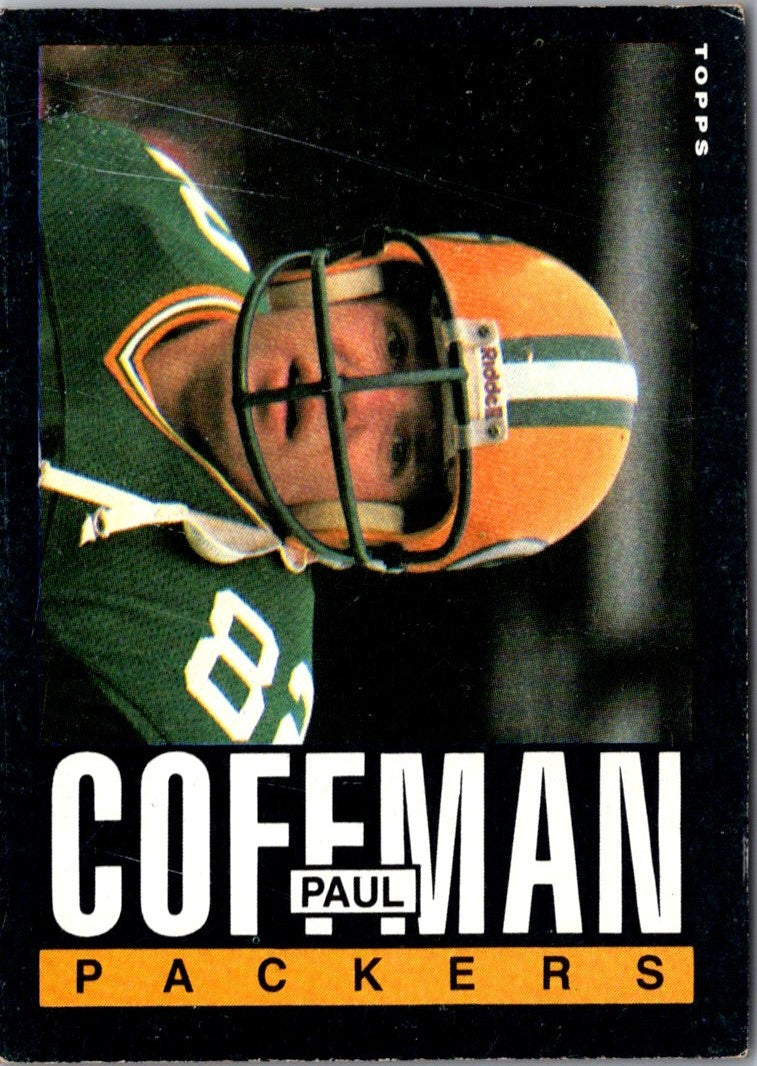 1985 Topps Paul Coffman