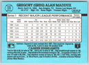 1990 Donruss Greg Maddux