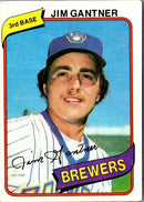 1980 Topps Jim Gantner