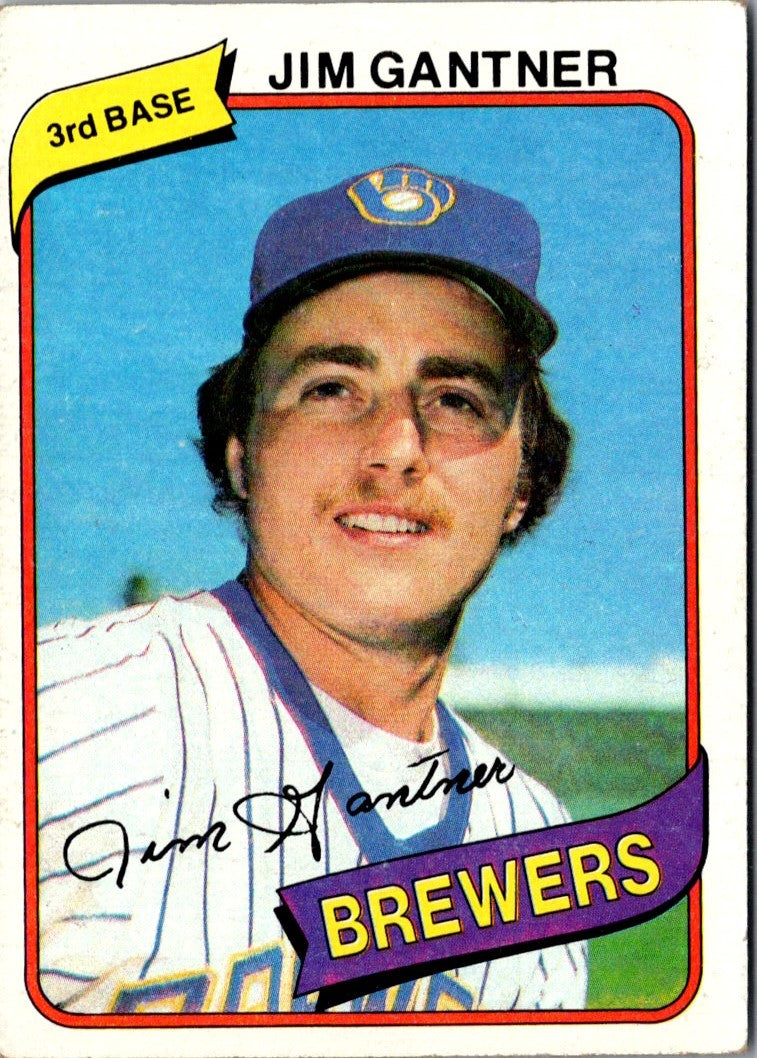 1980 Topps Jim Gantner