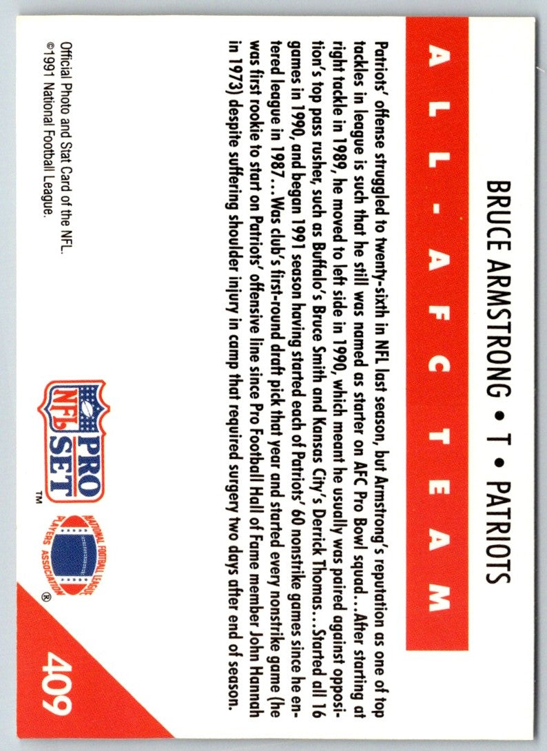 1991 Pro Set Bruce Armstrong