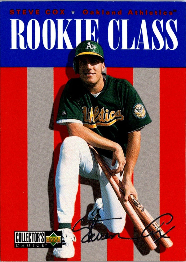 1996 Collector's Choice Silver Signature Steve Cox #434