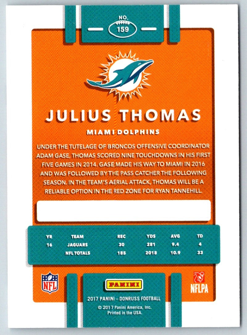 2017 Donruss Julius Thomas