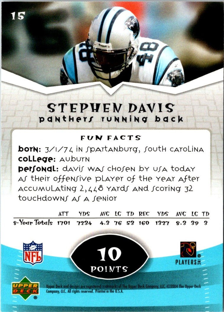 2004 Upper Deck Power Up Stephen Davis