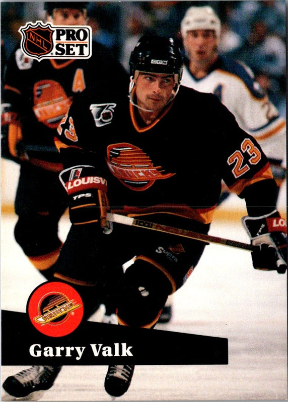 1991 Pro Set Garry Valk #499
