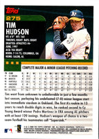 2000 Topps Tim Hudson #275