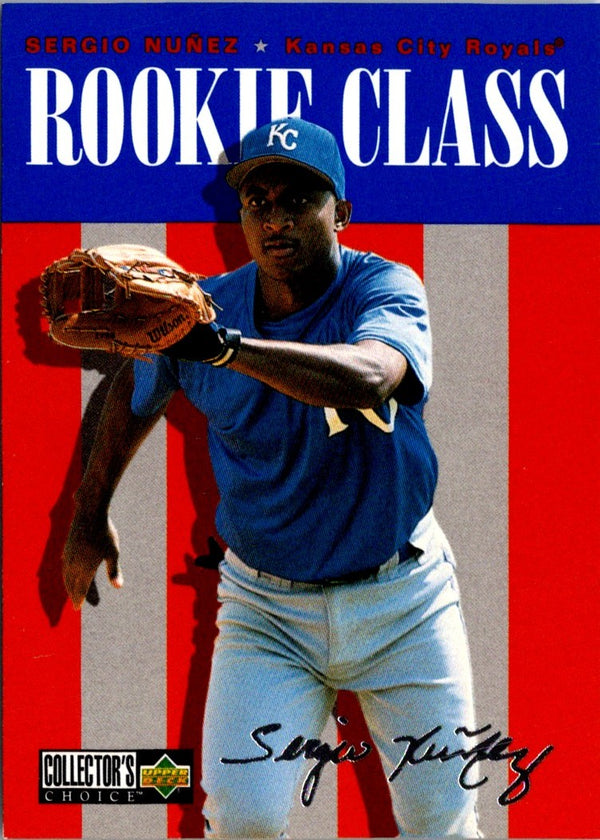 1996 Collector's Choice Silver Signature Sergio Nunez #436