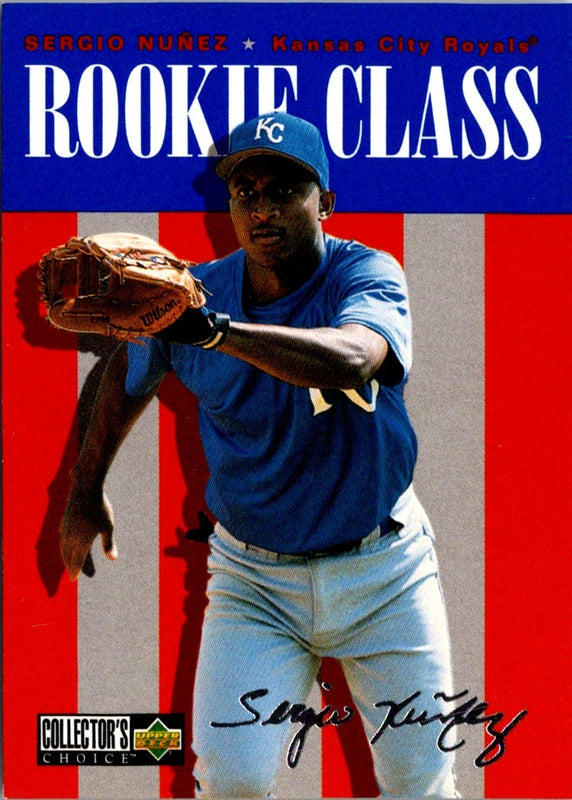 1996 Collector's Choice Silver Signature Sergio Nunez #436