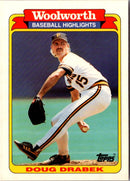 1991 Topps Woolworth Baseball Highlights Doug Drabek
