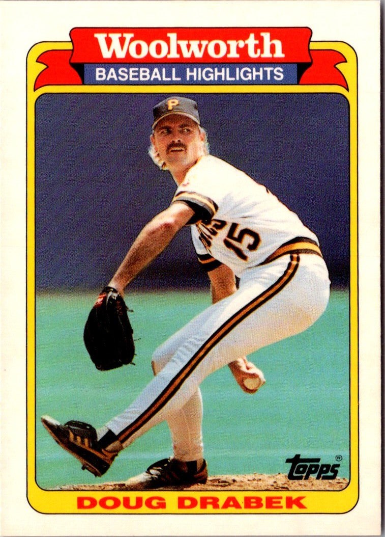 1991 Topps Woolworth Baseball Highlights Doug Drabek