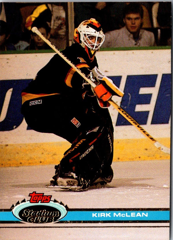 1991 Stadium Club Kirk McLean #105