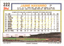 1992 Topps Jaime Navarro