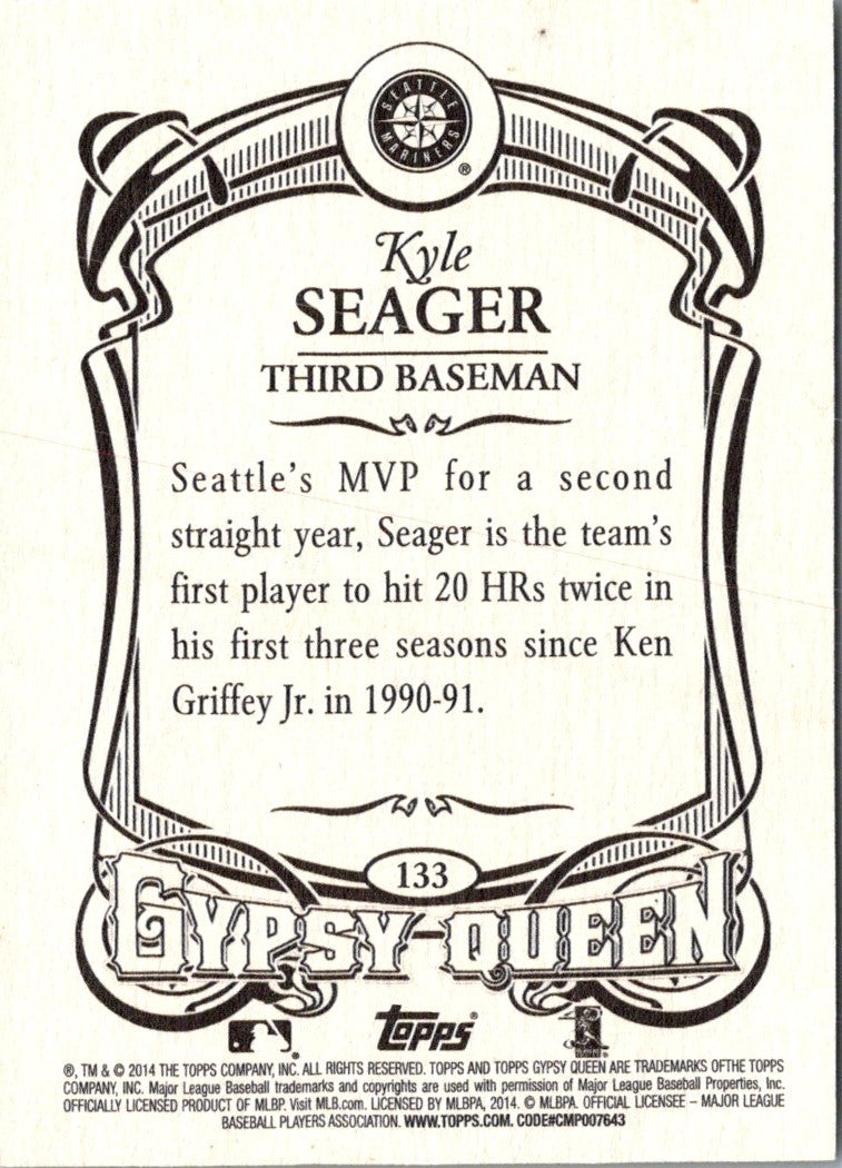 2014 Topps Gypsy Queen Kyle Seager