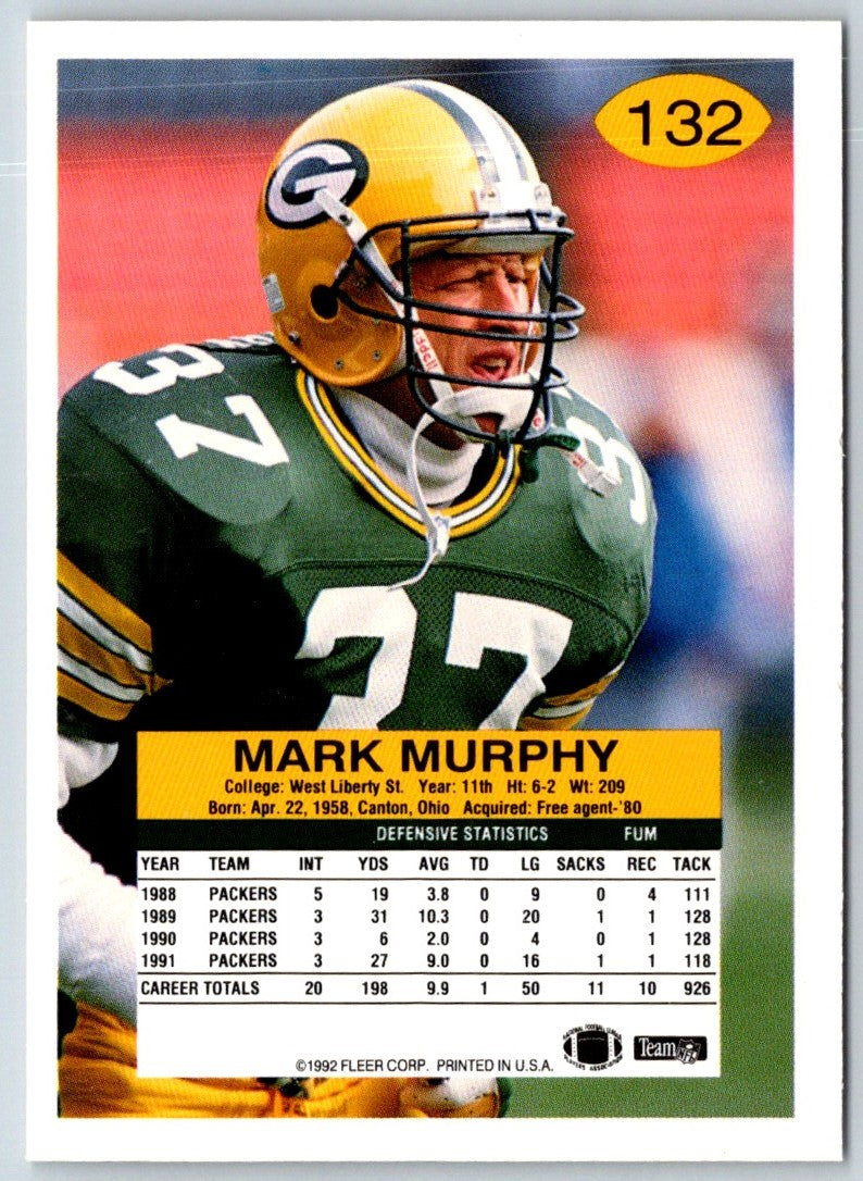 1992 Fleer Mark Murphy