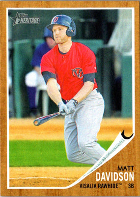 2011 Topps Heritage Minor League Matt Davidson #95