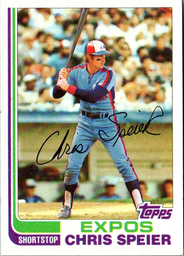 1982 Topps Chris Speier #198