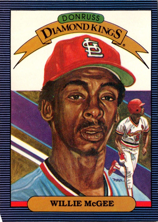 1986 Leaf Willie McGee #3