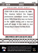 2009 Topps Ticket to Stardom Blue J.D. Drew