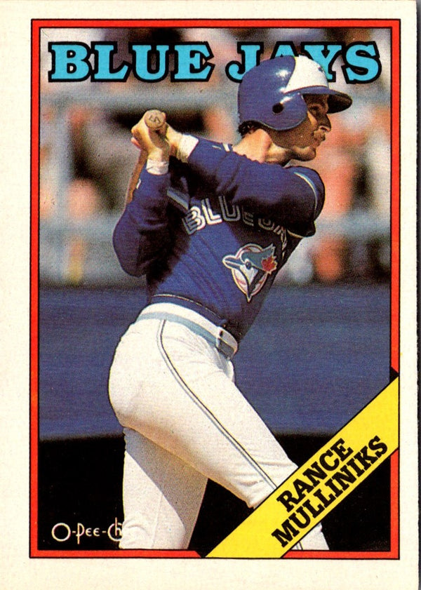 1988 O-Pee-Chee Rance Mulliniks #167