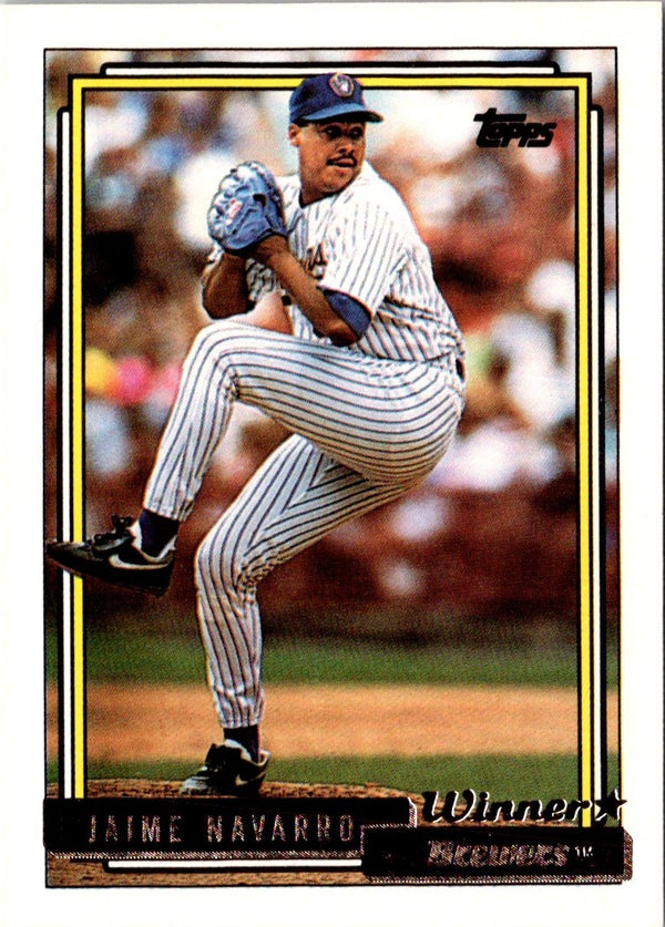 1992 Topps Jaime Navarro #222