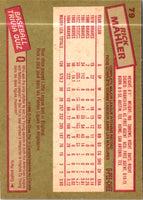 1985 O-Pee-Chee Rick Mahler #79
