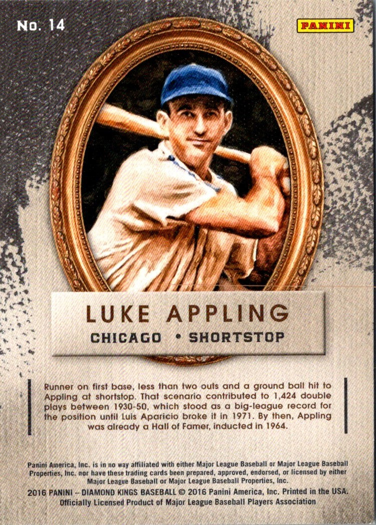 2016 Panini Diamond Kings Luke Appling