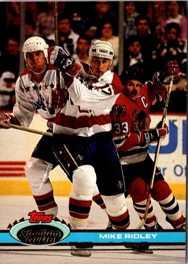 1991 Stadium Club Mike Ridley #68A