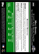 2009 Bowman Mat Gamel