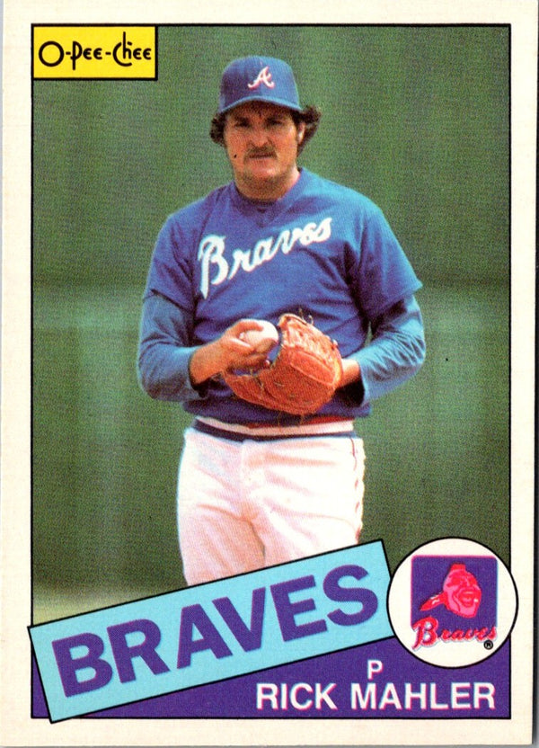 1985 O-Pee-Chee Rick Mahler #79