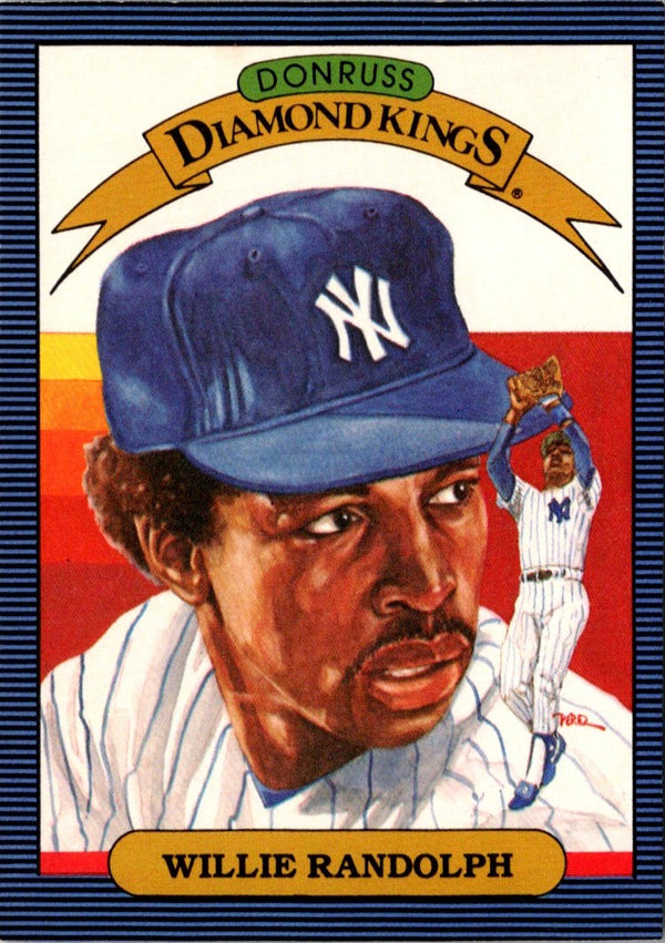 1986 Donruss Super Diamond Kings Willie Randolph #16