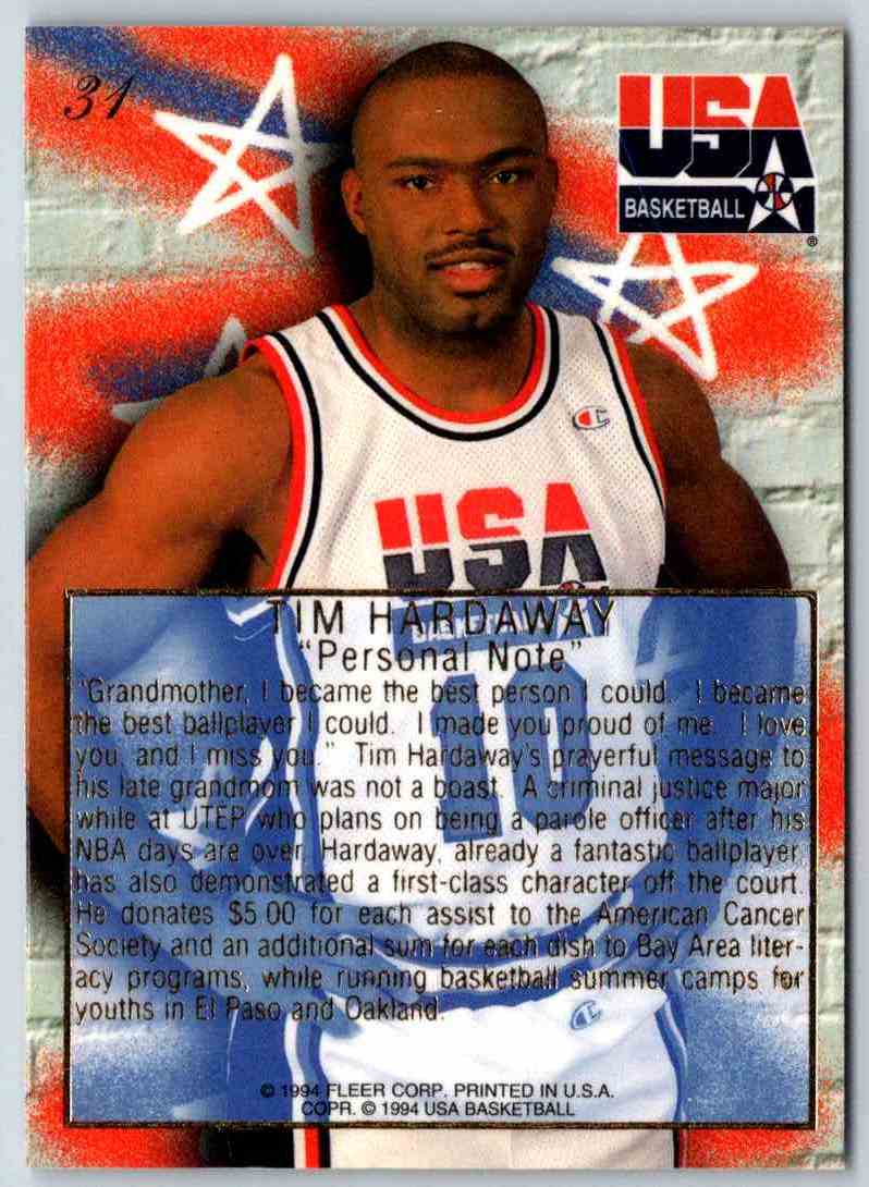 1994 Flair Tim Hardaway