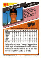 1993 Topps Gold Ted Wood #698