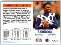 1992 Proset Steve Sewell #160