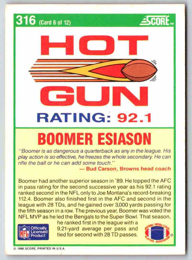 1990 Score Boomer Esiason