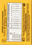 1987 Donruss The Rookies Jerry Browne