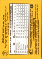 1987 Donruss The Rookies Jerry Browne #29