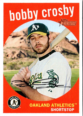 2008 Topps Heritage Bobby Crosby #252