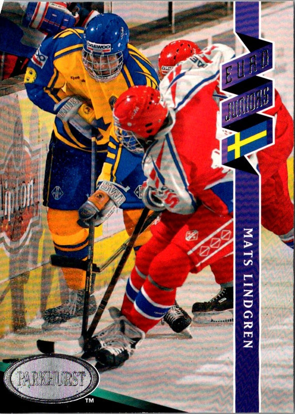 1993 Parkhurst Mats Lindgren #534 Rookie