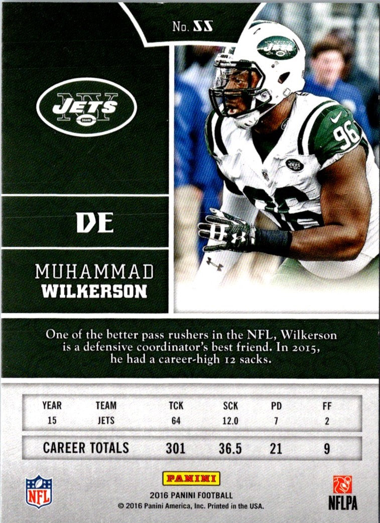 2016 Panini Muhammad Wilkerson