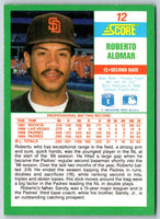 1990 Score Roberto Alomar #12