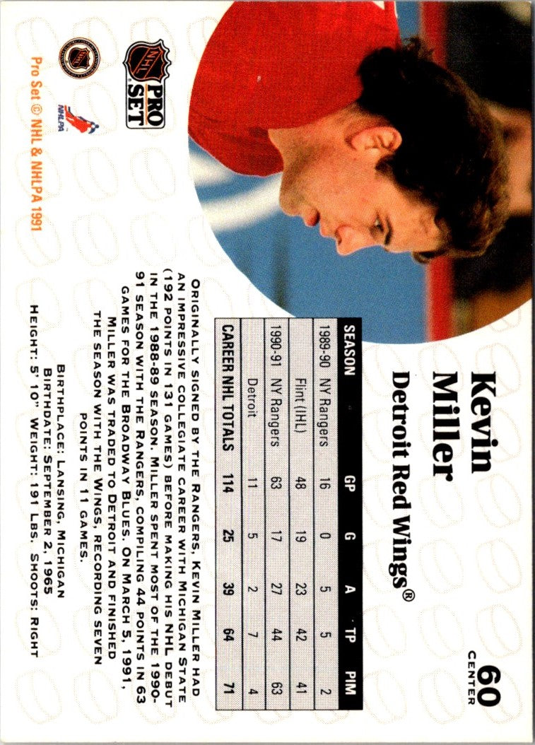 1991 Pro Set Kevin Miller