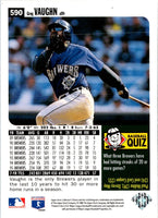 1996 Collector's Choice Silver Signature Greg Vaughn #590