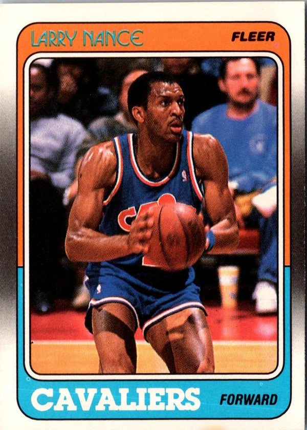 1988 Fleer Larry Nance #24