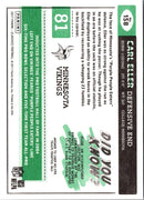 2017 Panini Classics Carl Eller