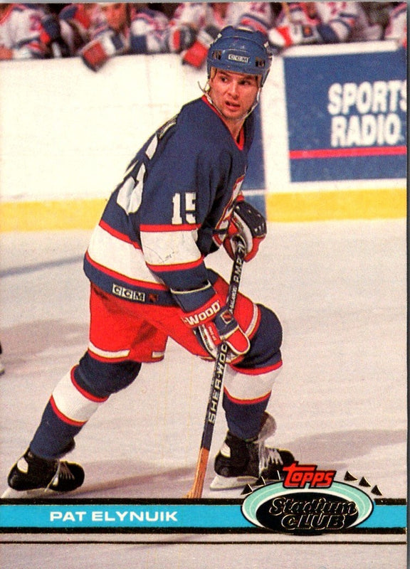 1991 Stadium Club Pat Elynuik #132