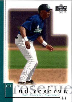 2001 UD Reserve Mike Cameron #32