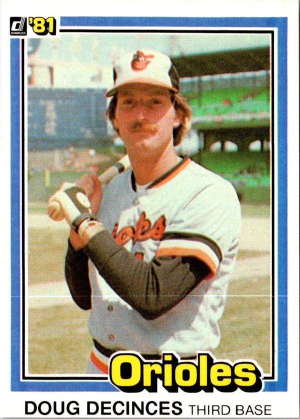 1981 Donruss Doug DeCinces #352